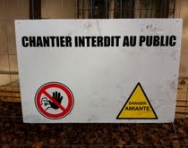 Amiante chantier interdit-Santé au travail