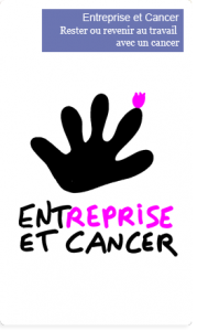 Logo entreprise et cancer